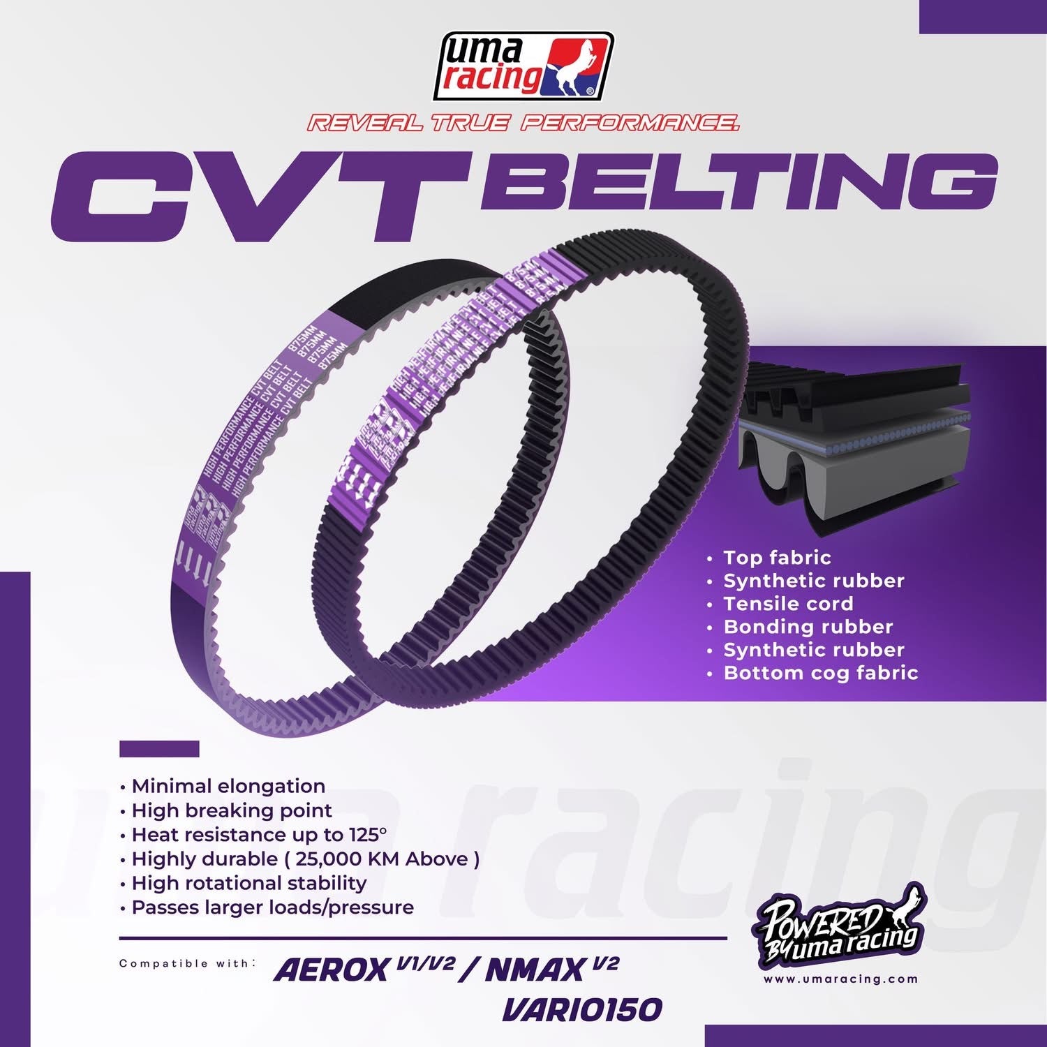 Uma performance belt